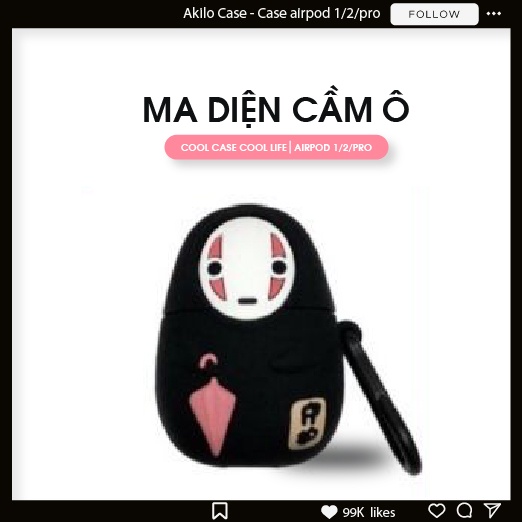 Vỏ Case Airpod tai nghe bluetooh thời trang cute cao cấp dễ thương Airpod 1/2/pro