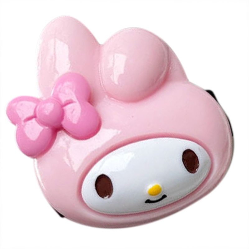 Kẹp Tóc Đuôi Vịt Bằng Nhựa Họa Tiết Hoạt Hình