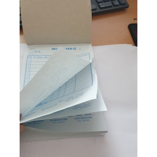 Sổ hóa đơn bán lẻ