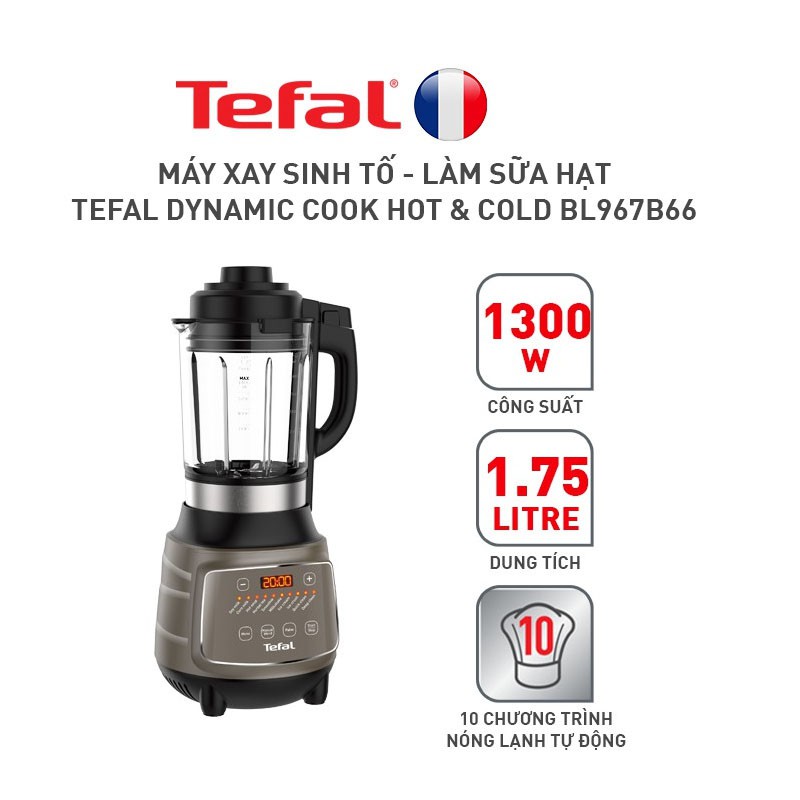 Máy xay sinh tố Tefal BL967B66 - Hàng chính hãng