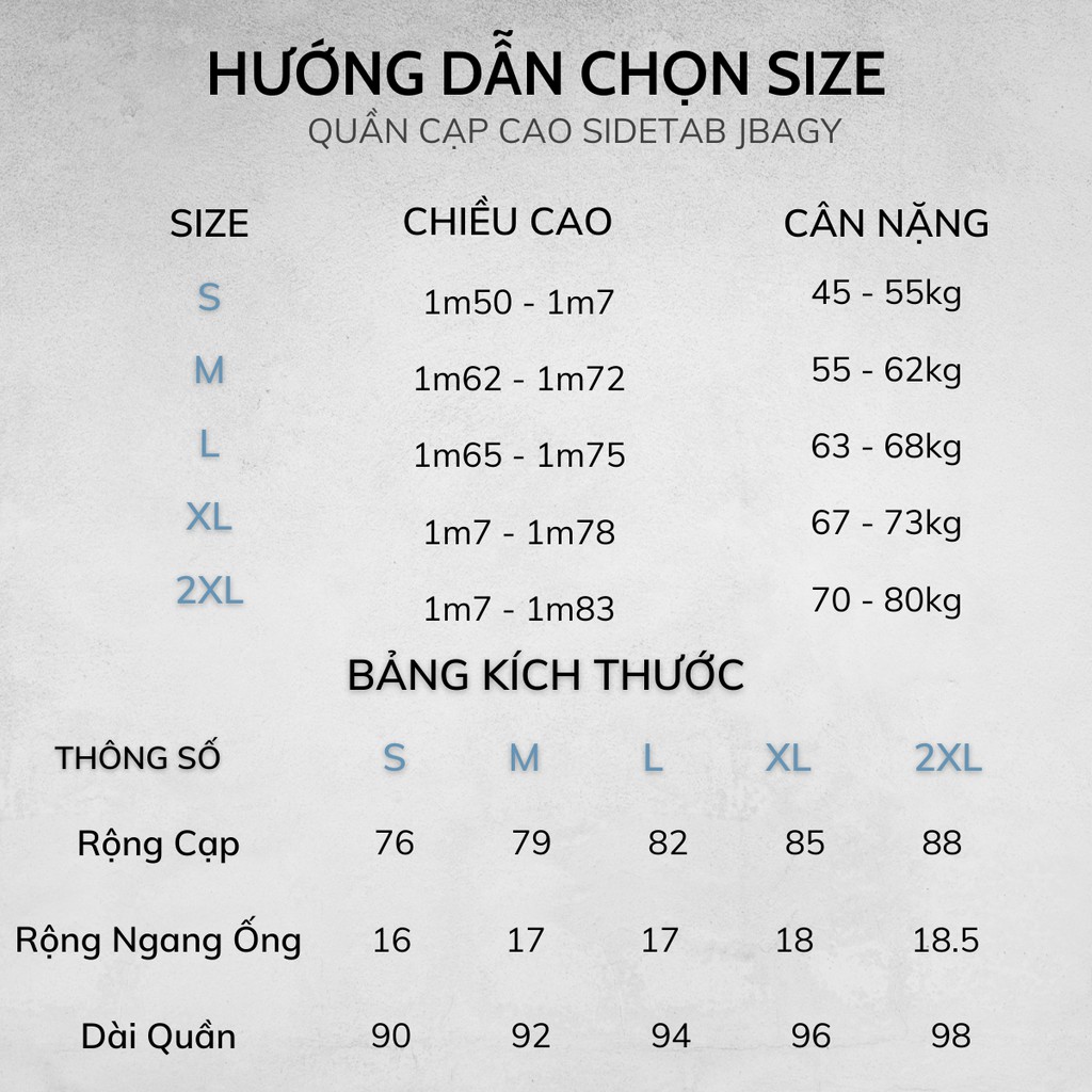 Quần âu nam cạp cao Sidetab chất liệu co giãn cao cấp thương hiệu JBA03 -  H&amp;T.Clothes.