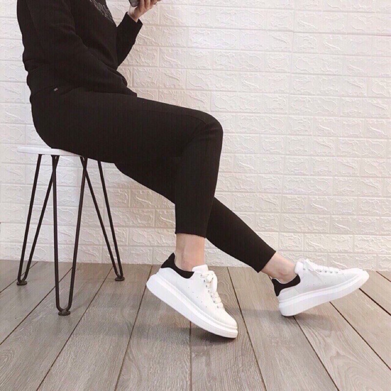 [Chuyên Sỉ] Giày Thể Thao Sneaker MCQ Gót Đen Nam Nữ Đẹp 2020 Full Size 38 Đến 43
