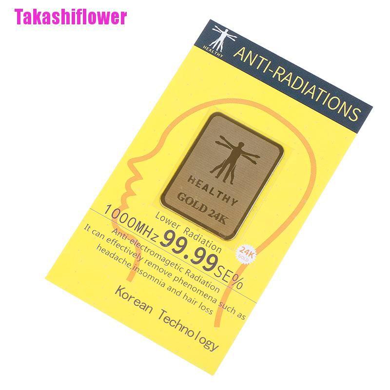 (Hàng Mới Về) Kính Bảo Vệ Mắt Chống Bức Xạ Vàng 24k 1000 Ion 1