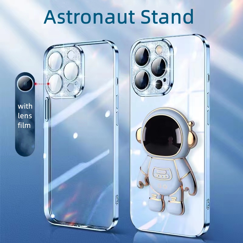 Ốp Điện Thoại TPU Mềm Trong Suốt Mạ Kim Tuyến Sang Trọng Cho iPhone 13 12 11 Pro XS Max X XR 7 8 plus SE 2020