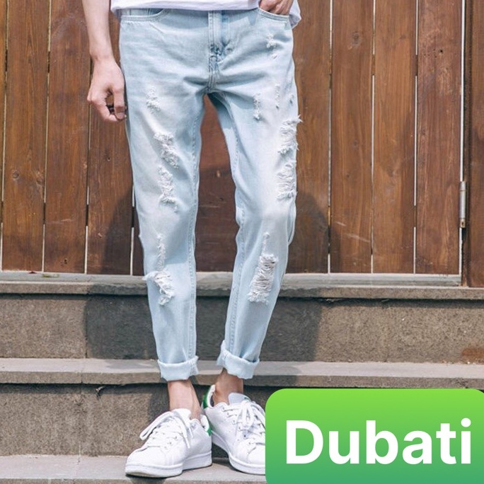 QUẦN BAGGY JEAN NAM CHẤT BÒ XANH NHẬT BẢN KIỂU HOT TREND- DB 78- DUBATI FASHION