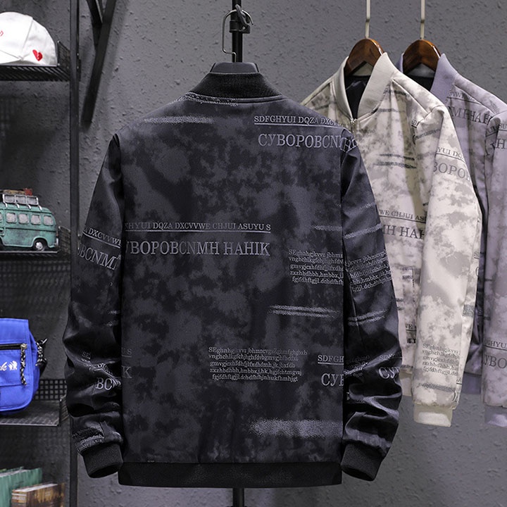 Áo khoác bomber nam big size ZENBIG dành cho người mập người béo, size ngoài cỡ Zenbig