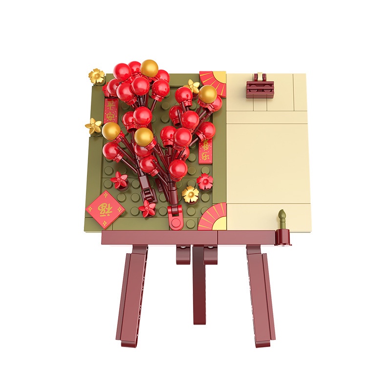 Bộ Đồ Chơi Khối Xếp Hình Có Giá Đỡ Cho Bé JK2801