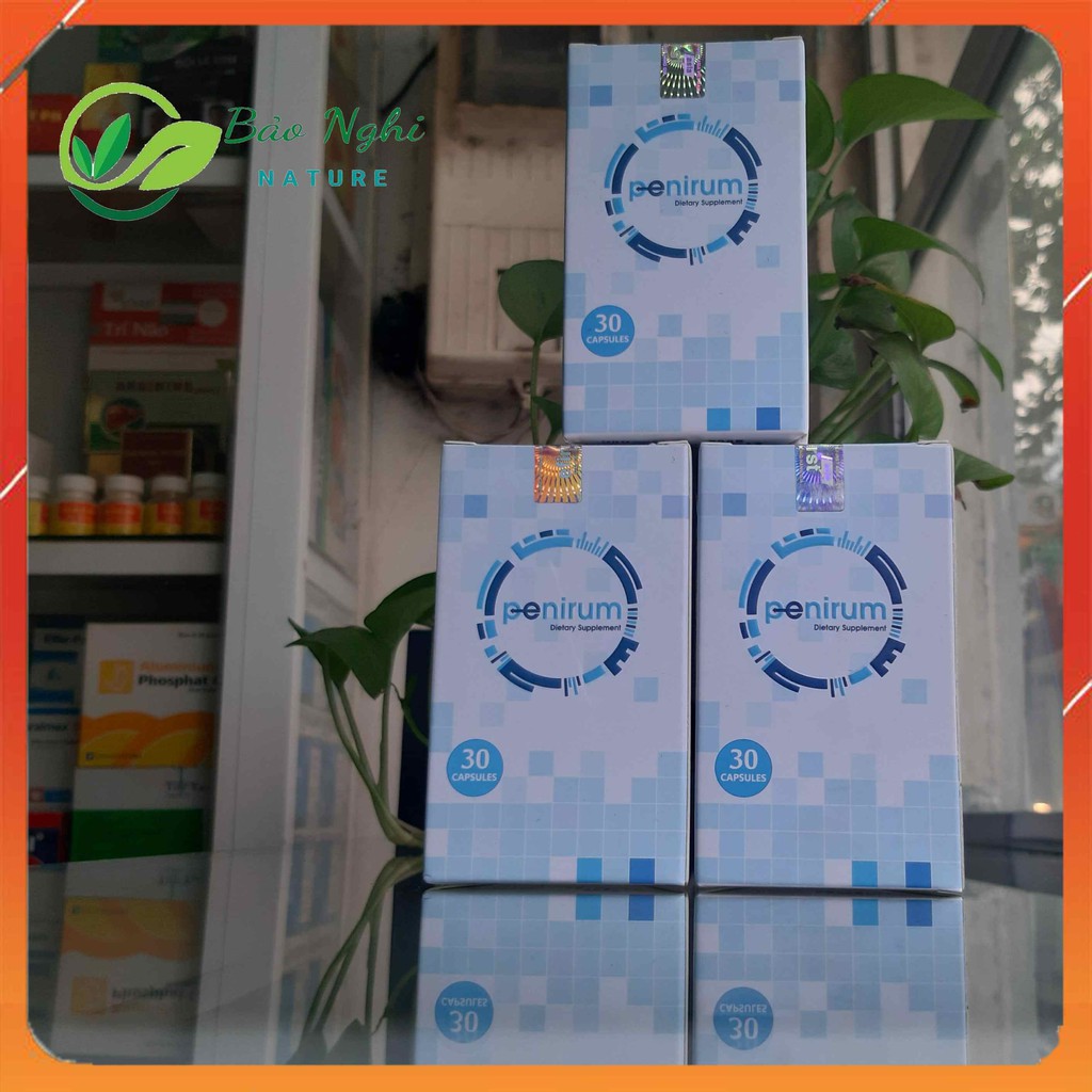 [COMBO 3 HỘP] VIÊN UỐNG PENIRUM - Tăng Cường Sinh Lý Thỏa Mãn Cuộc Yêu Đam Mê Cảm Xúc - Hộp 30 Viên Chính Hãng [CHE TÊN] | BigBuy360 - bigbuy360.vn