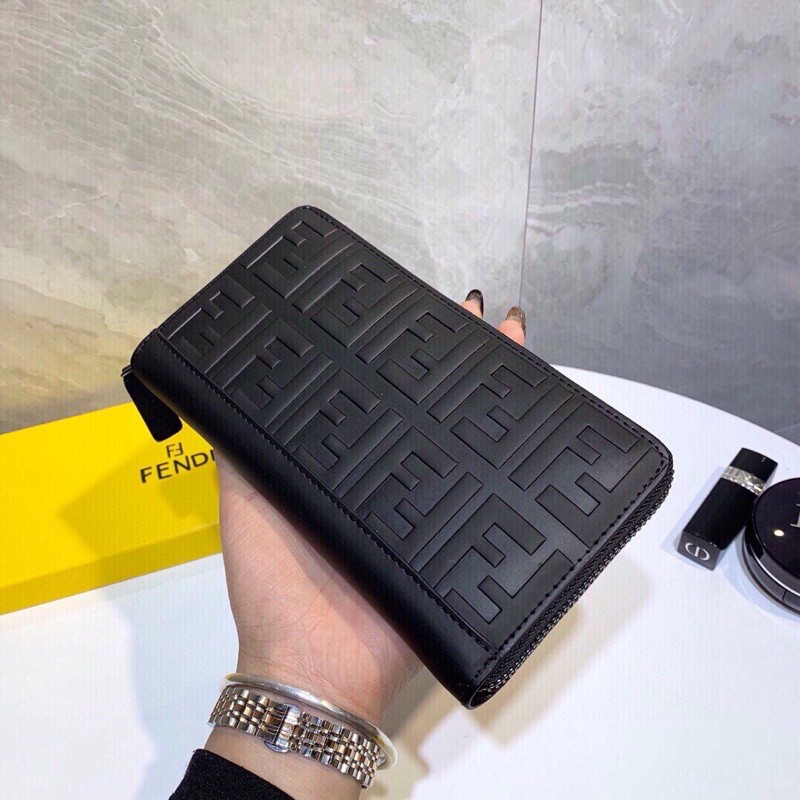 Ví, bóp dài, clutch thời trang da thật cao cấp Fendi FD