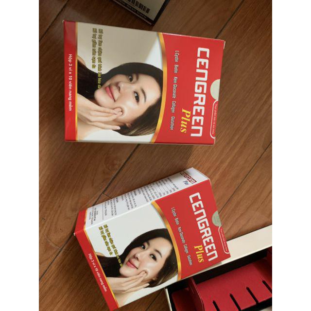 VIÊN UỐNG CENGREEN PLUS SOFT CAPSULE ( HỘP 3 VỈ X 10 VIÊN NANG MÊM )