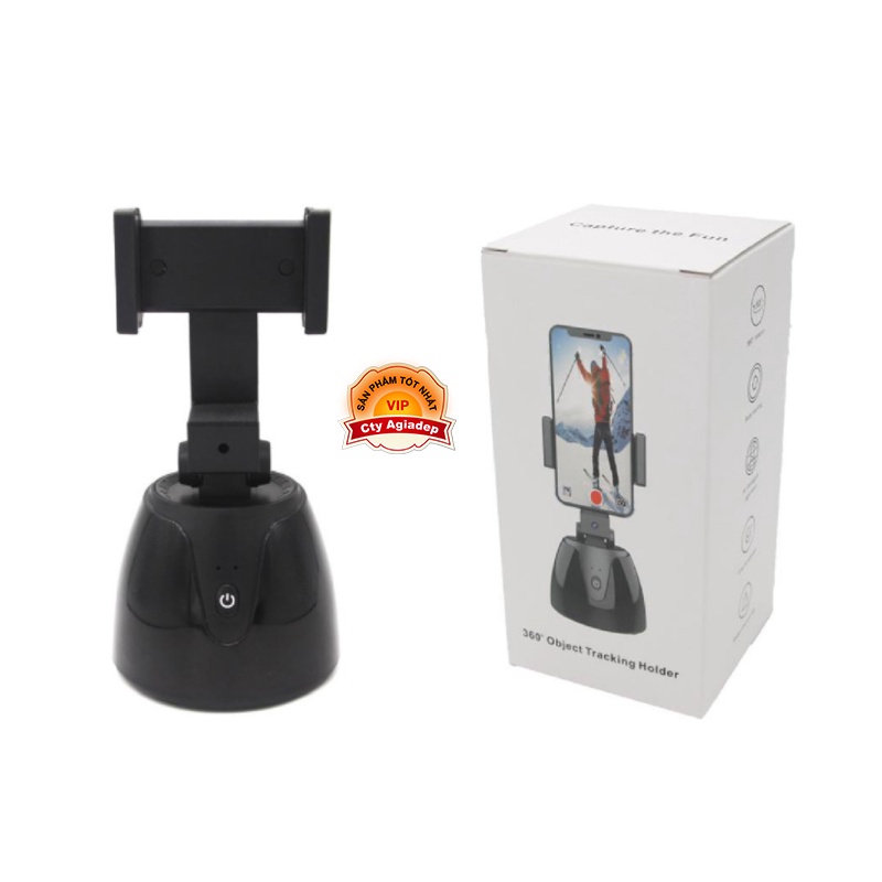 Máy quay vlog Y360 tự động AI 360 độ dịch chuyển theo người + Remote + Tripod