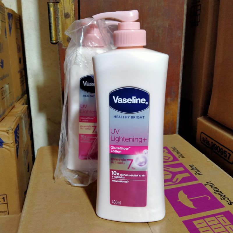 Sữa dưỡng thể Vaseline 400ml UV Lightening 10X Thái Lan