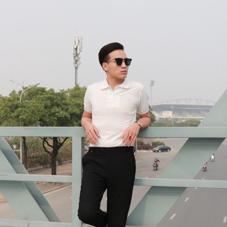 Áo Polo Nam Basic Ôm Body Màu Trơn Chất Thun Co Giãn 4C