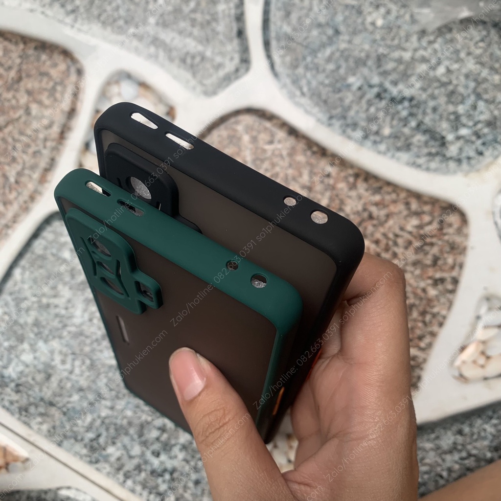 Ốp lưng Xiaomi Redmi K50 gaming K50 K50 pro lưng nhám chống ố, chống bẩn viền màu đẹp, bảo vệ camera toàn diện