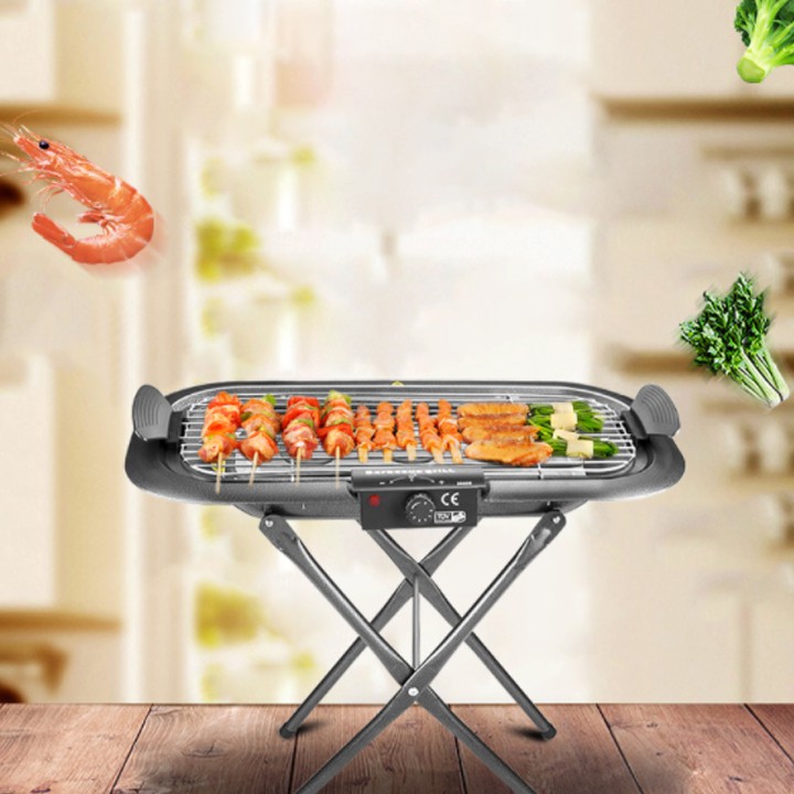 Bếp nướng điện 𝐅𝐑𝐄𝐄𝐒𝐇𝐈𝐏 trong nhà và ngoài trời BBQ