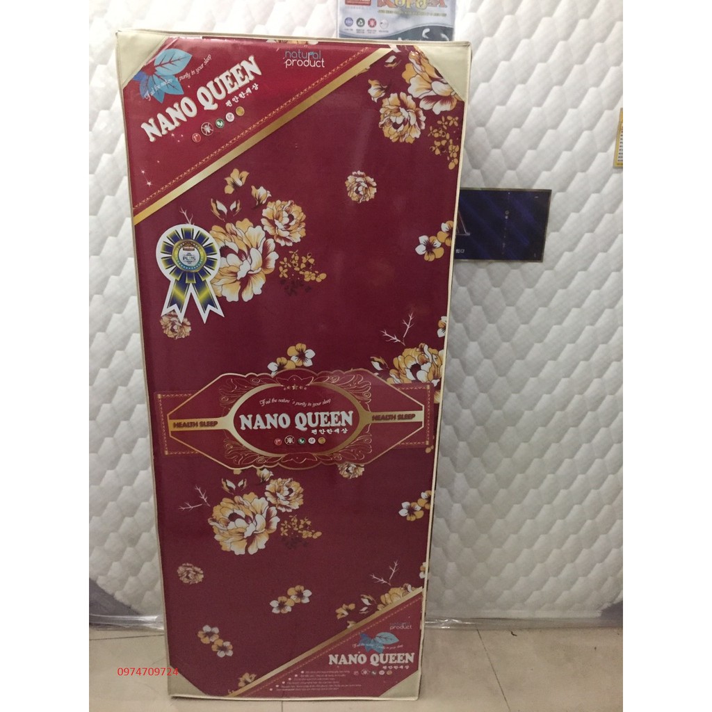 Đệm Bông ép korea Nano Queen xả kho 1m6x2m giá chỉ còn 830k