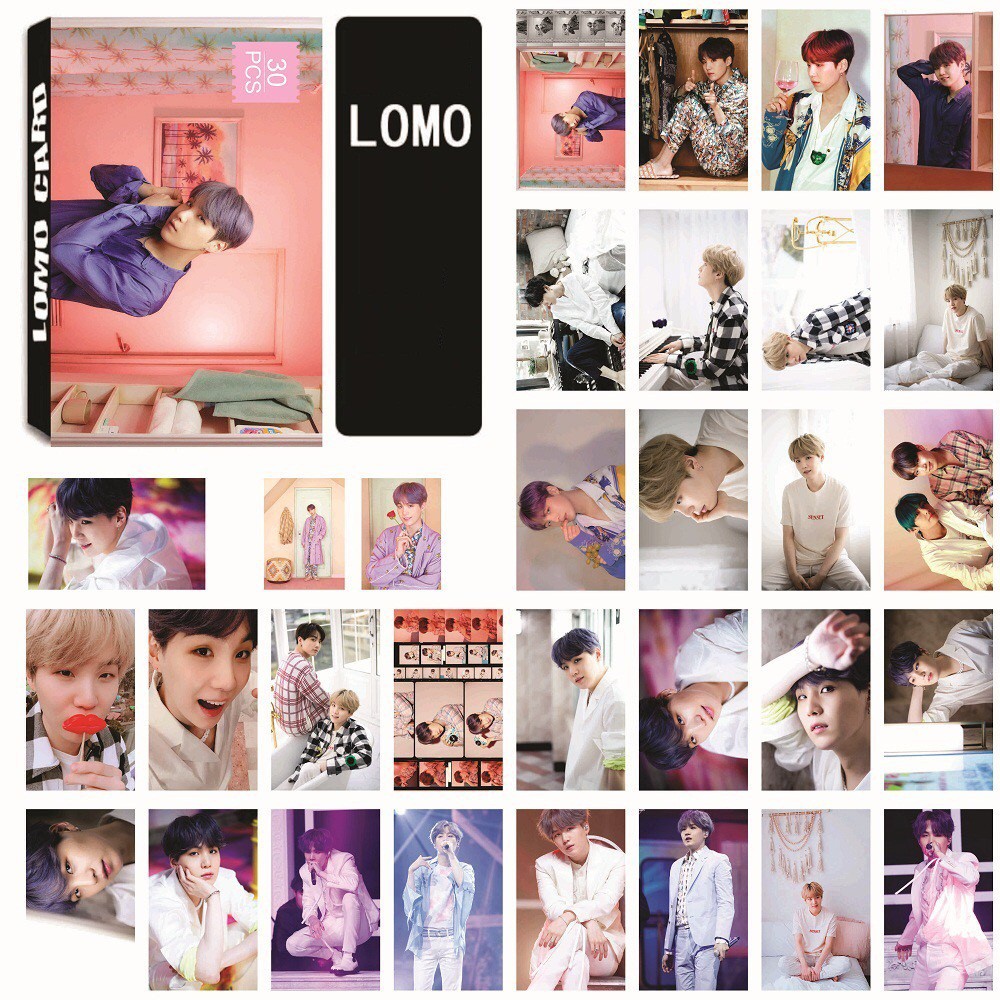 Lomo card BTS Hộp ảnh 30 tấm BTS Map of the soul persona
