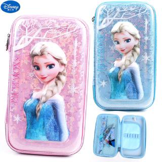 Frozen 2 Hộp bút học sinh 3D Eva Hộp đựng bút chì lớn Hardtop Hộp bút chì Elsa