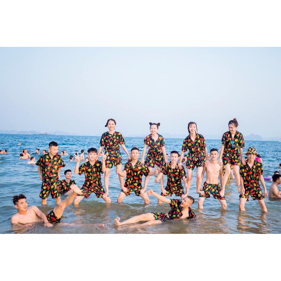 Bộ sơ mi trái vải Tole siêu mát, nhiều màu, 32-75 kg