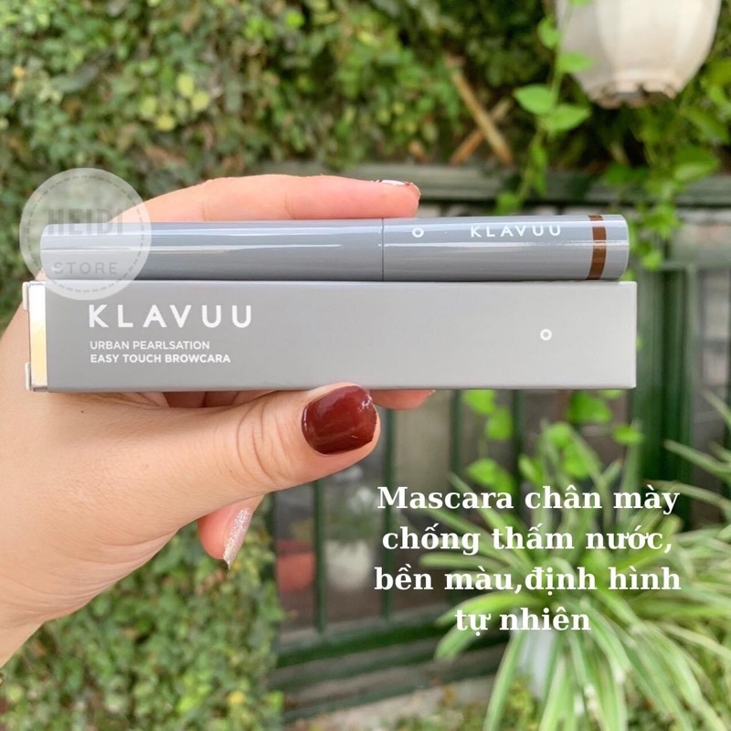 Mascara Lông Mày Klavuu Urban Pearlsation Chống Nước Không Trôi Không Lem