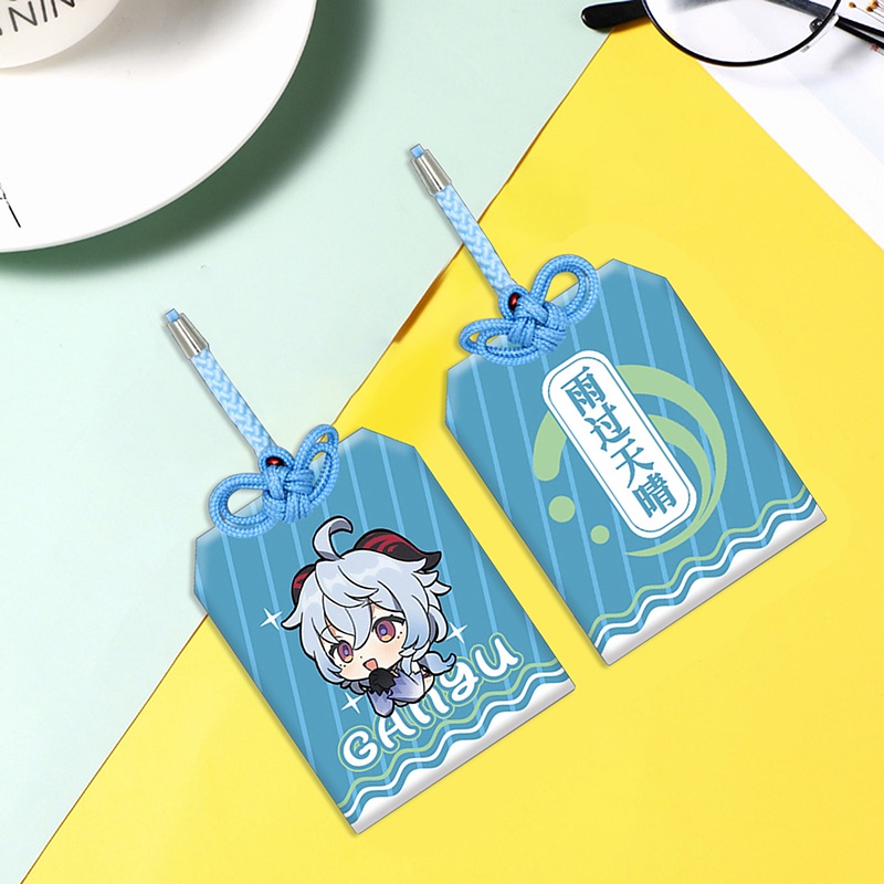 Genshin Impact Game Anime Character Print Sachet Bag