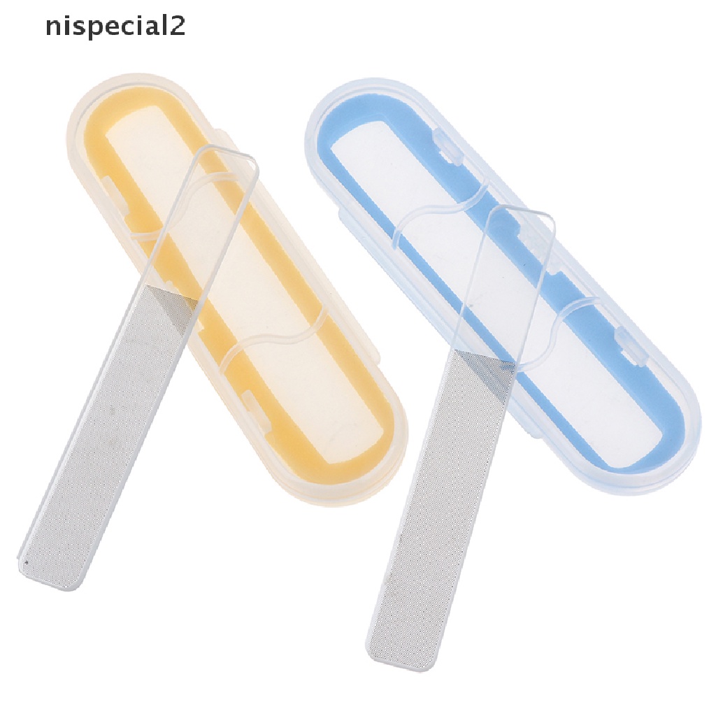 [nispecial2] 1Pc Crystal Nano Glass Nail File Nail Art Care Buffing Block Manicure File Tools [new]