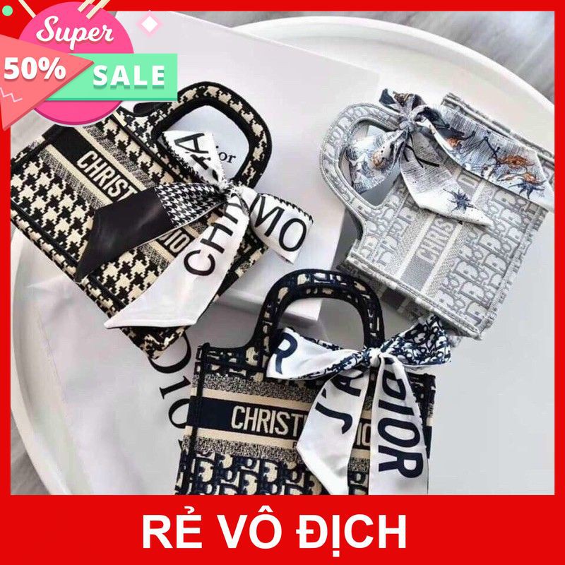 [ RỂ VÔ ĐỊCH ][ RẺ NHẤT ] Túi Dior đeo khăn