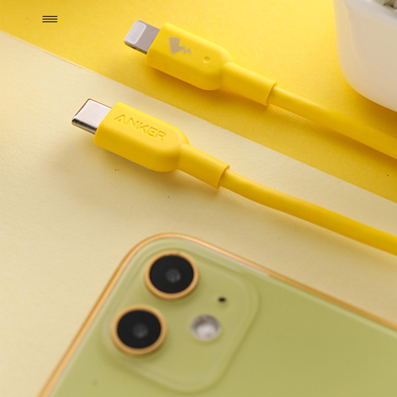 Cáp ANKER Pokemon PowerLine II Usb-C to 0.9m-A8632