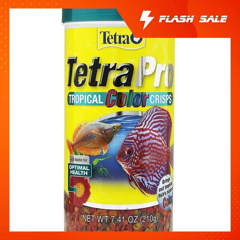 Cám Tetra Pro Tropical Fish Color Crisps - kích màu cá cực đẹp