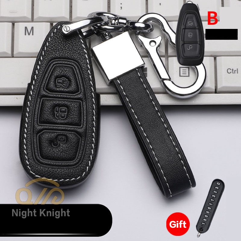 Vỏ bảo vệ chìa khóa điều khiển từ xa thiết kế cho xe hơi Ford Ranger Everest Focus Fiesta Ecpsport Escape