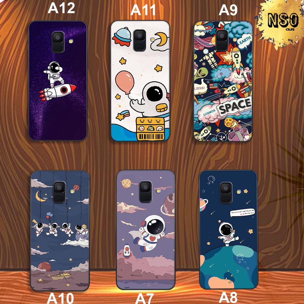 [ FREESHIP 50K ] Ốp Samsung A6 2018 - Samsung A8 2018 - Samsung A8 Plus In Hình Phi Hành Gia Siêu Chất