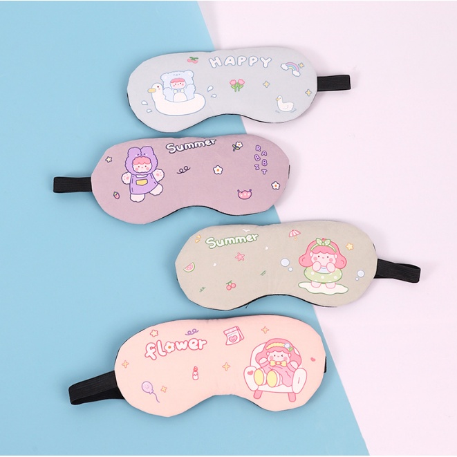[FREESHIP Đơn Hàng 50k] Bịt Mắt Che Mắt Ngủ Có Túi Gel Massage Animals Planet - JERRY SHOP