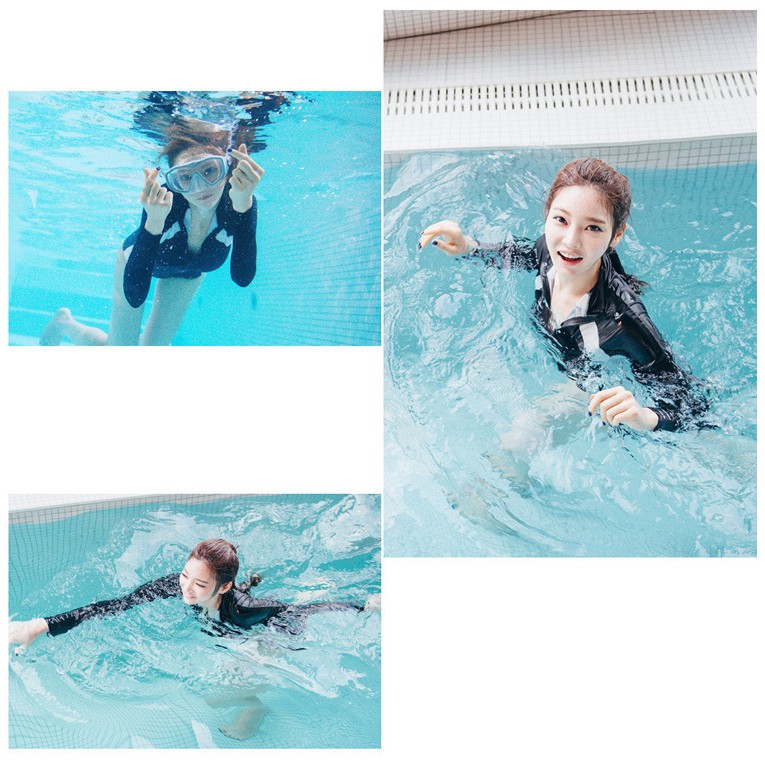 Bikini bộ đồ bơi nữ 2 mảnh nóng bỏng áo dài tay hàn quốc - Ảnh thật cuối | BigBuy360 - bigbuy360.vn