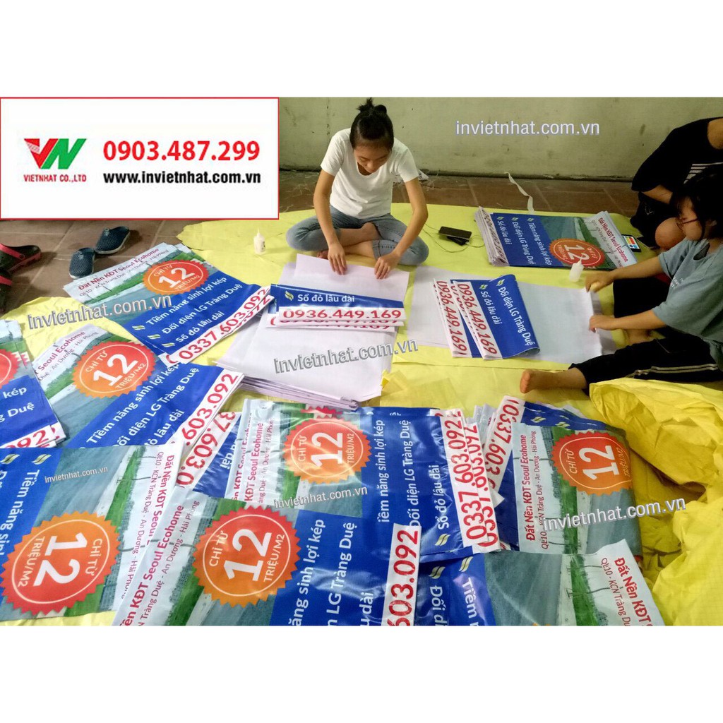 In Bạt quảng cáo, Bảng hiệu, Băng rôn theo yêu cầu_Free Thiết kế