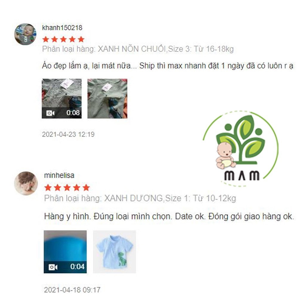 Áo Sơ Mi Cho Bé Trai Và Bé Gái Cổ Tàu Chất Đũi Nhật Cao Cấp Hình Khủng Long Tin Store Size 10-25 kg