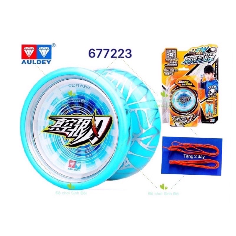 ĐỒ CHƠI YOYO AULDEY 677233 - xanh lợt- tặng 2 dây