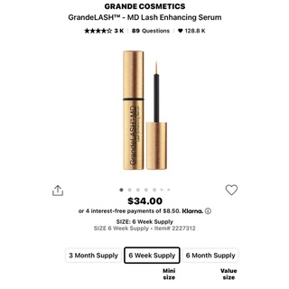 [SALE 50%] Set dưỡng mi, mascara mini Grande