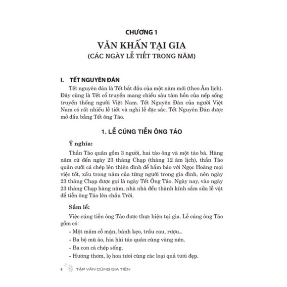 Sách - Tập văn cúng gia tiên (Văn khấn nôm tại nhà) -tái bản