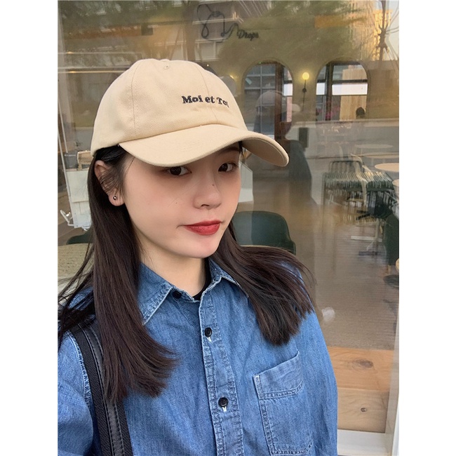 Mũ lưỡi trai họa tiết thêu chữ nhiều màu sắc cho nam nữ