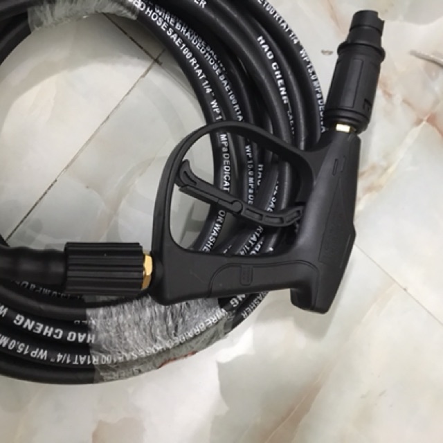 Dây rửa xe cao áp 15m + súng