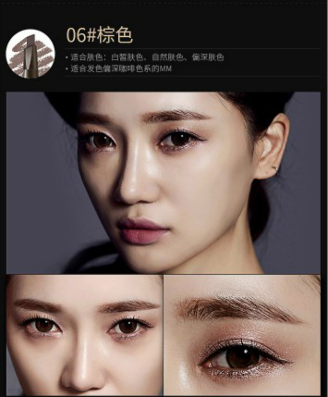 Bút kẻ lông mày hai đầu chống thấm nước không phai màu lâu trôi | BigBuy360 - bigbuy360.vn