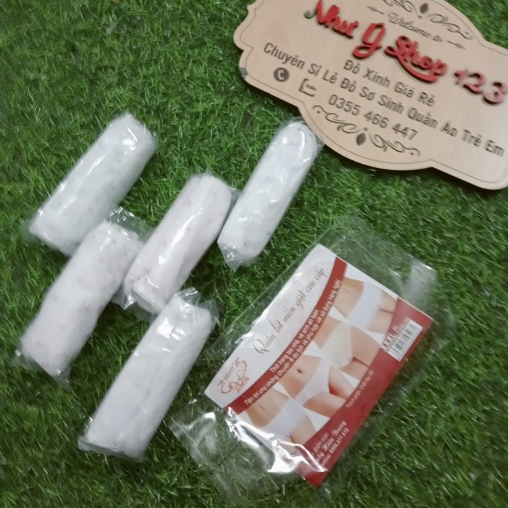 B57 - Sét 5 quần lót giấy dùng một lần siêu tiết kiệm, thuận tiện cho me đi sinh, sau sinh