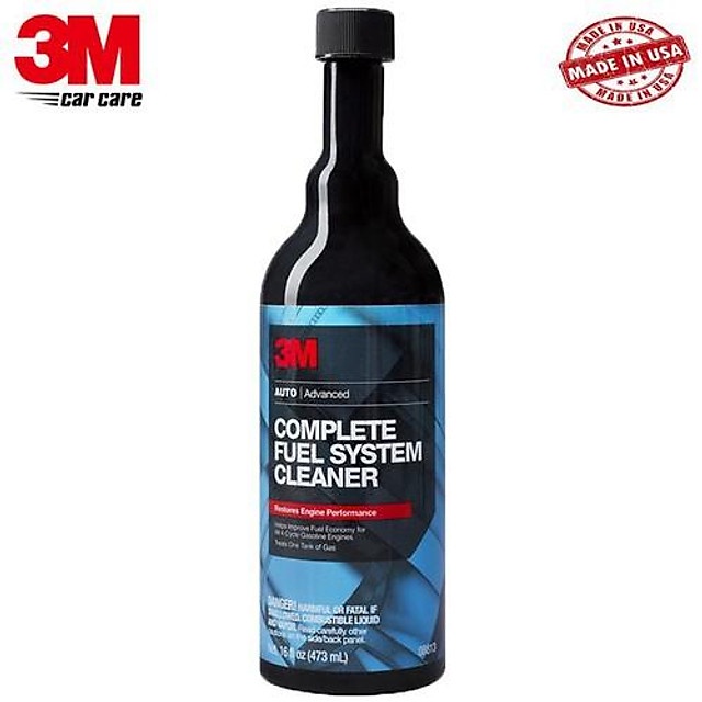 Dung Môi Phụ Gia Xăng 3M 08813 - Súc Béc Xăng Ô tô 3M - PN8813 Fuel System Cleaner Tank Additive 16oz