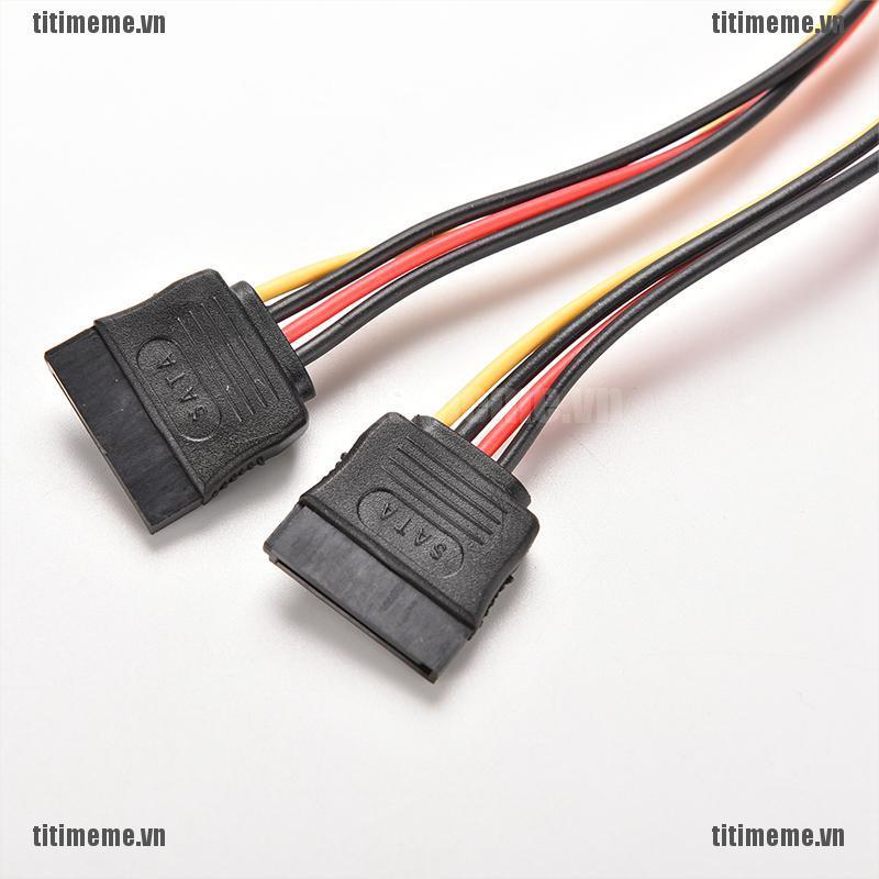 Dây Cáp Chữ Y 15 Pin Sata Đầu Đực Sang Sata Cái 1: 2