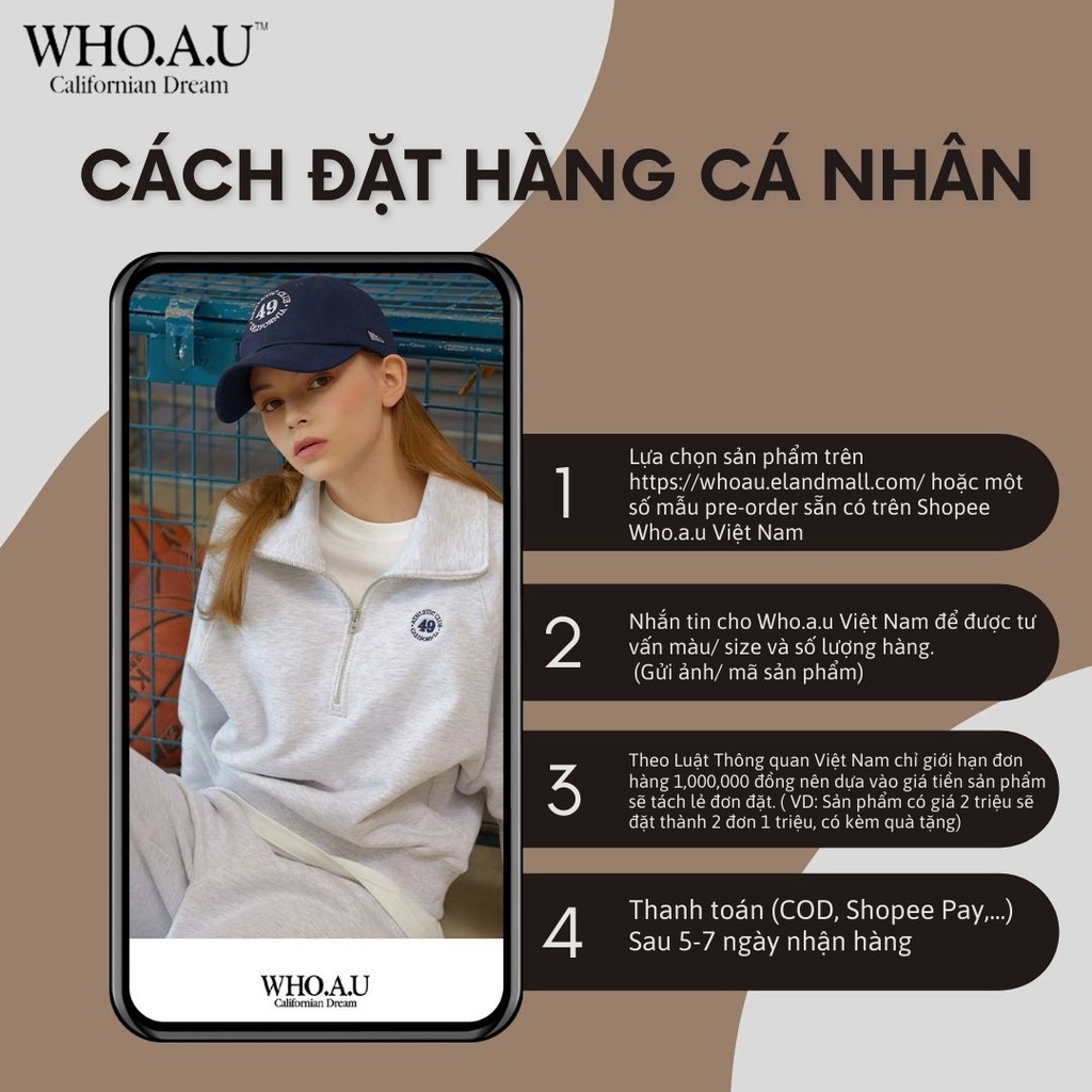 Áo mẫu mới WHOAU 2022 (Order)