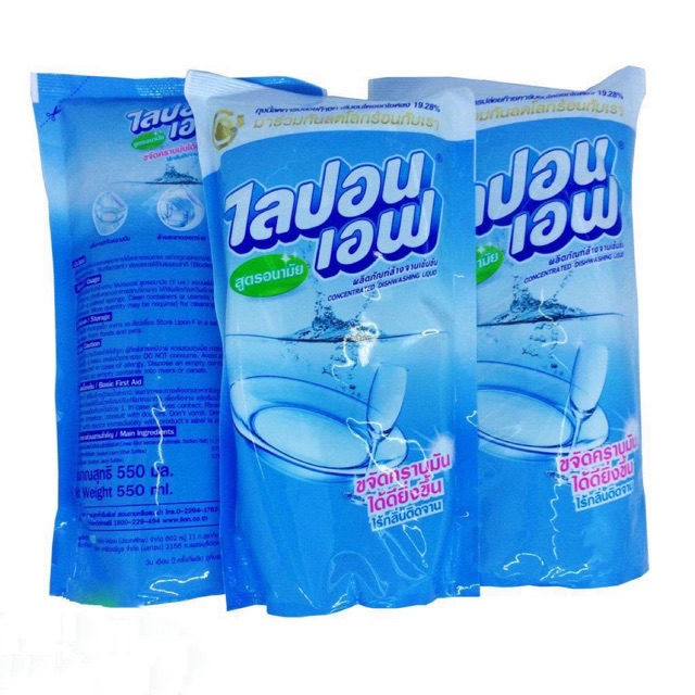 Túi Nước rửa bát Lipon Thái Lan 550ML