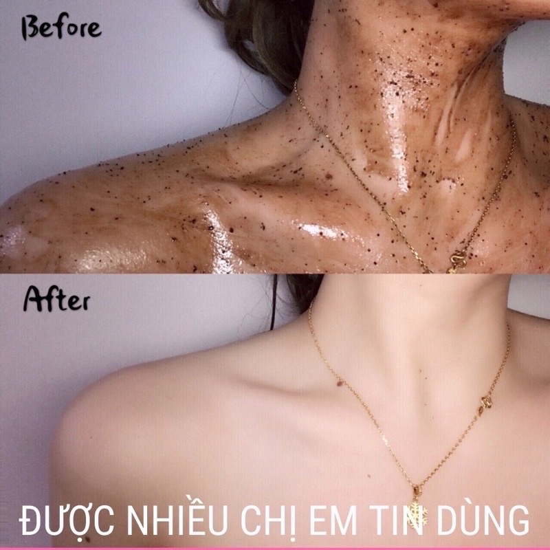 Tẩy tế bào chết body quế hồi Nga chính hãng, trắng mịn, sạch da