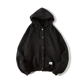 hoodie cài nút