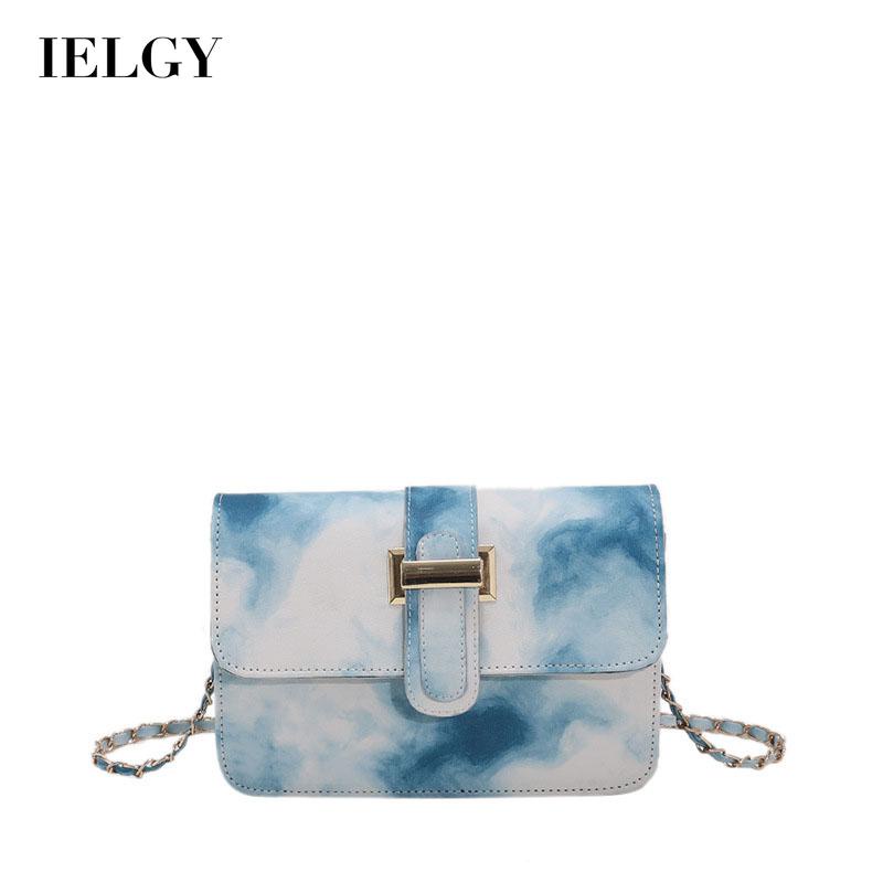 Túi Đeo Vai Hình Vuông Cỡ Nhỏ Phối Dây Đeo Sợi Xích Thời Trang Cho Nữ