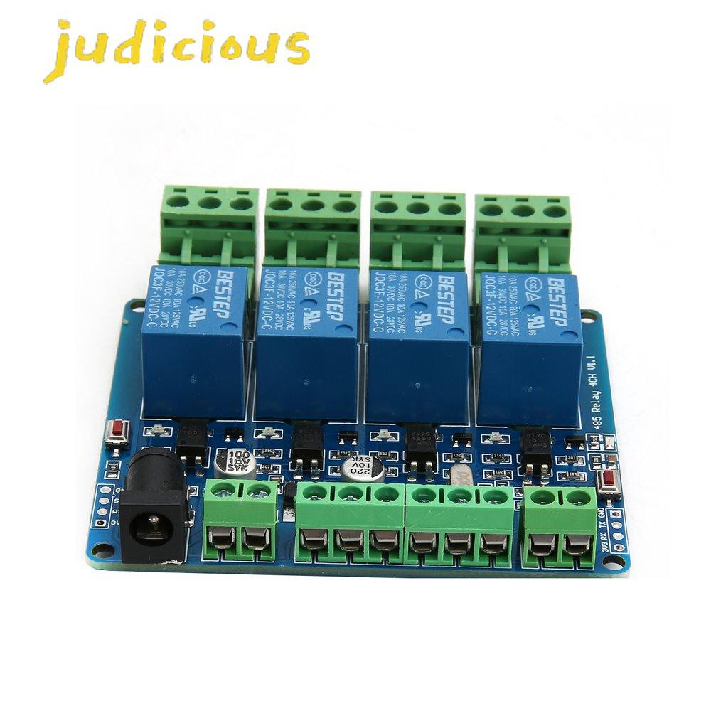 Mô Đun Rơ Le 4 Kênh 12v Rs485 / Ttl | BigBuy360 - bigbuy360.vn
